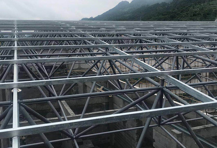 河源学校艺体楼网架
